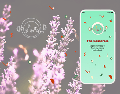 The Casserole - a UX/UI project for a recipe web app