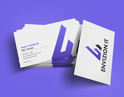 Envizion IT Logo Design and Brand Identity