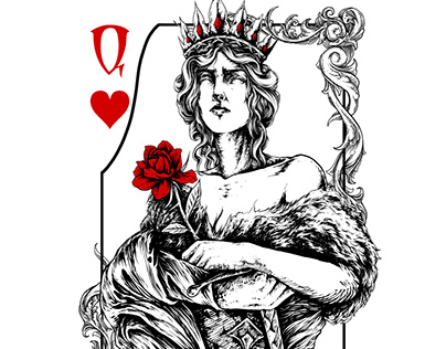 deck art king and queen
