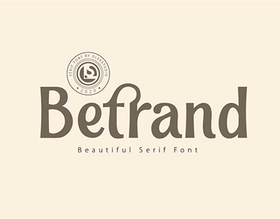 BETRAND - NEW SERIF FONT
