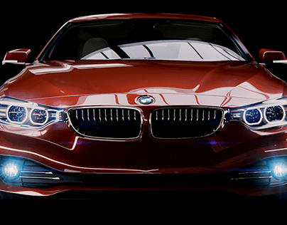 Car Animation BMW 2018 with Houdini Redshift
