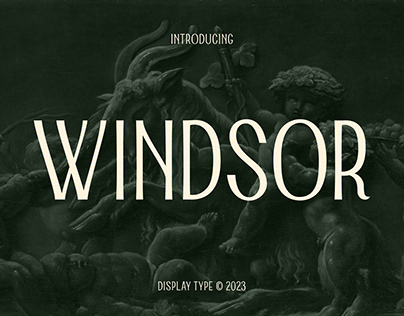 Windsor - Art Deco Display Font