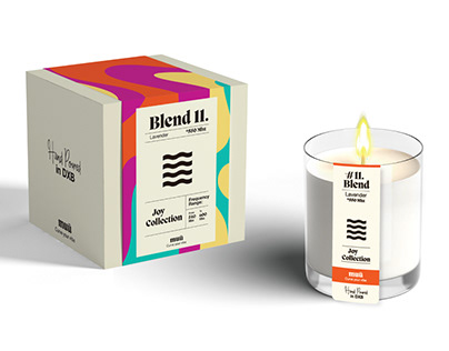 Packaging for upscale candle brand