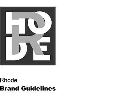 Rhode logo redesign