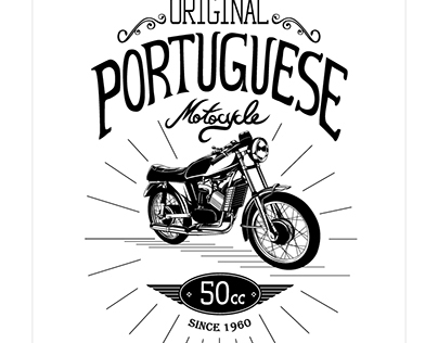 T-Shirt illustration - Motocycle