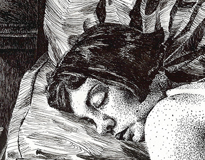 Amélie Poulain, Ilustração em hachuras