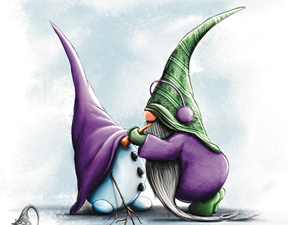 Gnome loves winter ❄️