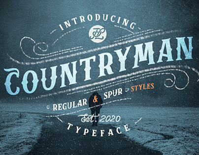 Countryman - Western Type Font