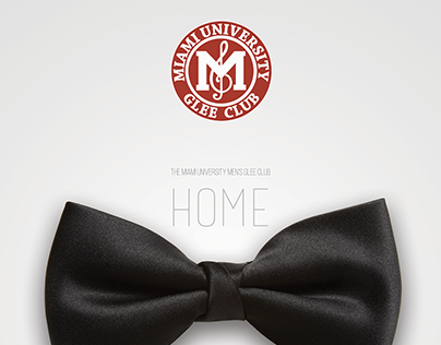 Men's Glee Club - Home Concert Poster