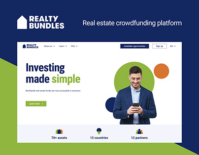 Real Estate Investment Platform | Website Design