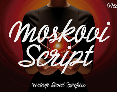 Moskovi Script – Vintage Soviet Typeface