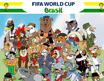 World Cup 2014 Mascots