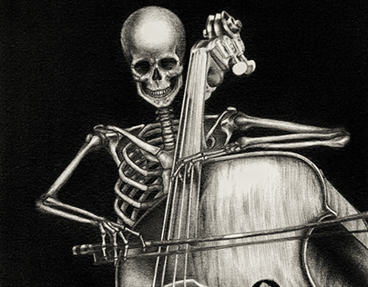 Skeleton Bassist 2.
