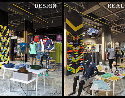 Crazy Store for sports equipments interior + REAL VIDEO