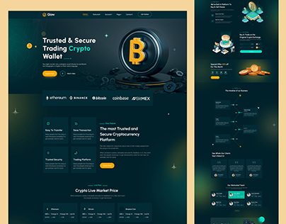 Cryptocurrency Landing Page