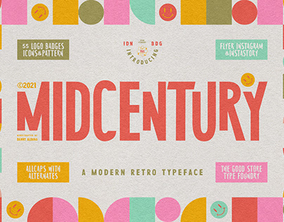 MidCentury Typeface