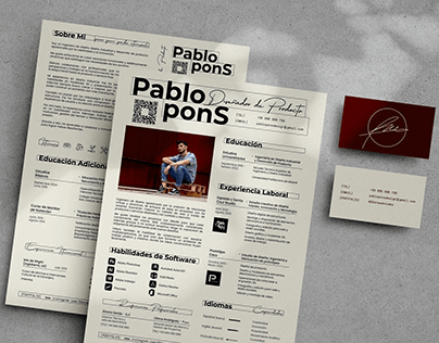 Project thumbnail - CV - Resume | Pablo Pons