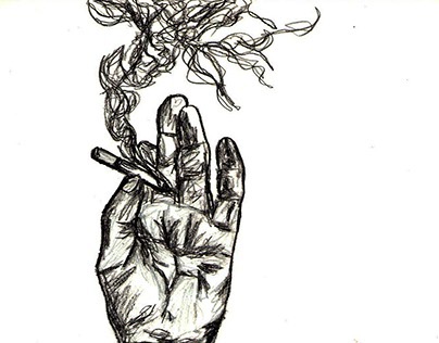 Hand of smoke
