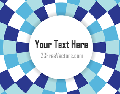 Free Circle Optical Illusion Vector for Your Text
