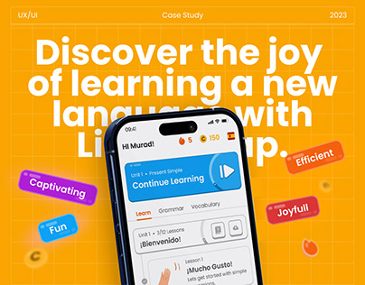 LinguaLeap Language learning app-UX/UI case study