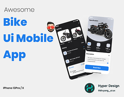 Bike Ui Mobile App