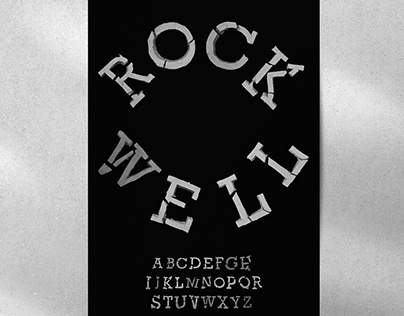 Rockwell Destroyed Type Poster
