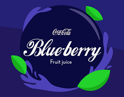 Coca-Cola: Blue Berry - propuesta diseño