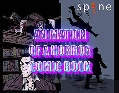 Project thumbnail - Animation of a horror comic book