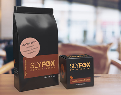 Sly Fox Coffee Roasters packaging design