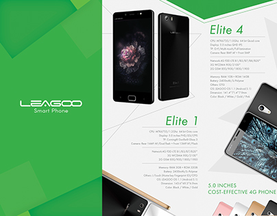 Leagoo Smartphone Tri-Fold Brochure