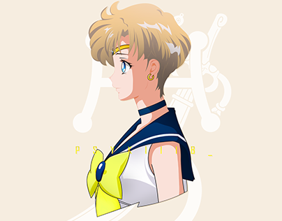 Sailor Uranus | Character Design | Side Profile