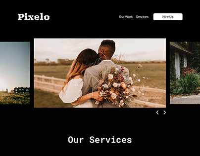 Pixelo - Web Landing Page
