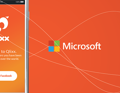 Microsoft - Qlixx App | Visual Brand Development