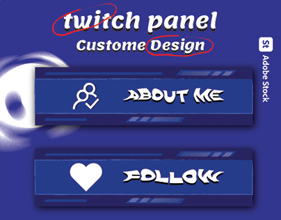 Project thumbnail - Twitch Panel Custome Design