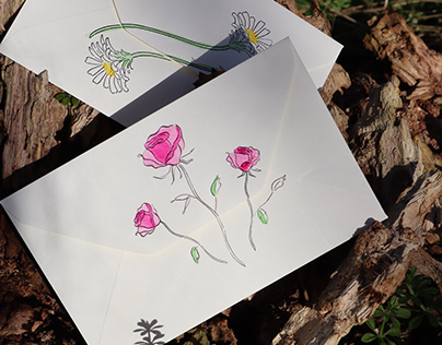 Jasmine Germaine - Spring Flower Envelopes