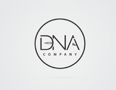 DNA flat Logo