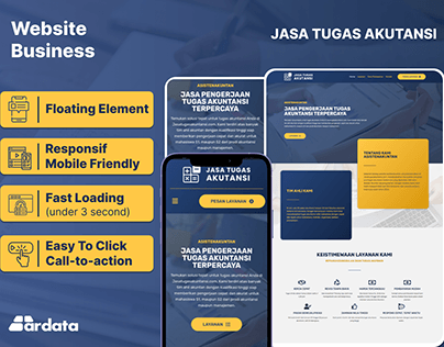Accounting Service Website Design - JASA TUGAS AKUTANSI