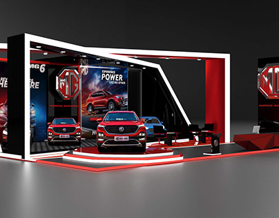 MG MOTOR 3D EXHIBITION DESIGN FREELANCE PROJECT