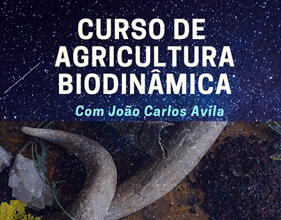 Cartazes Curso de Agricultura Biodinâmica