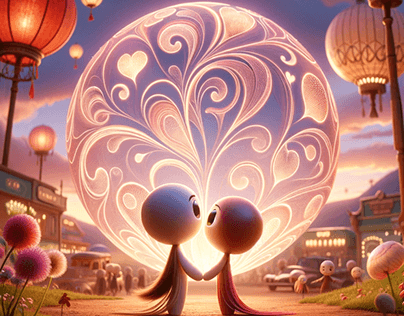 'Whispers of Heart Balloons'