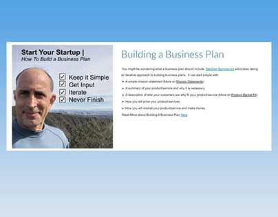 Stephen Semprevivo - Building a Business Plam