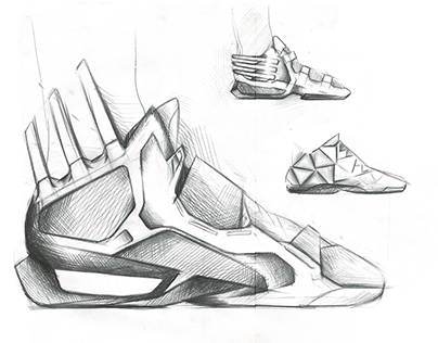 Sneaker design sketches