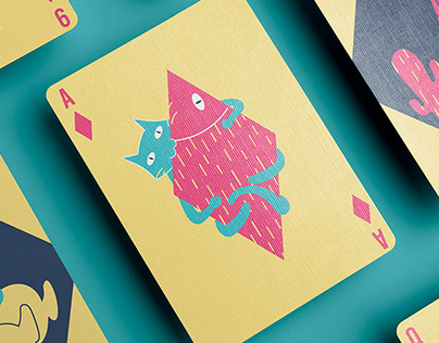 Play cards illustration design