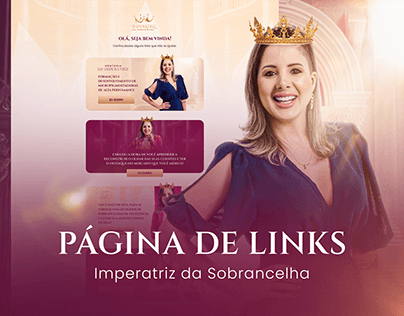Project thumbnail - Página de Links - Imperatriz da Sobrancelha