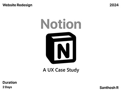 Notion Website Redesign