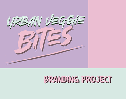 Branding identity project-Urban Veggie Bites