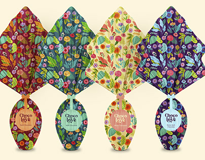 Chocolove easter eggs Packaging design