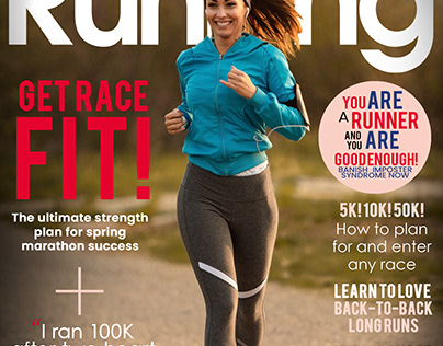 Marathon Magazine Cover Design