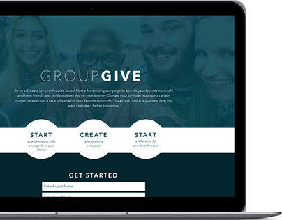 GroupGive Web Design