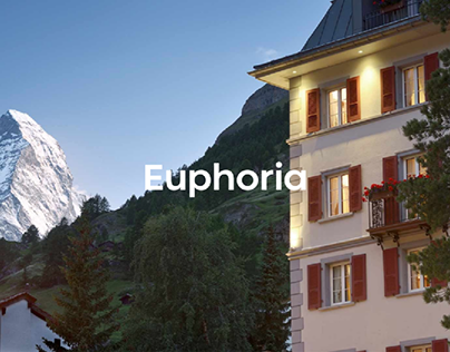 Euphoria landing page for hotel